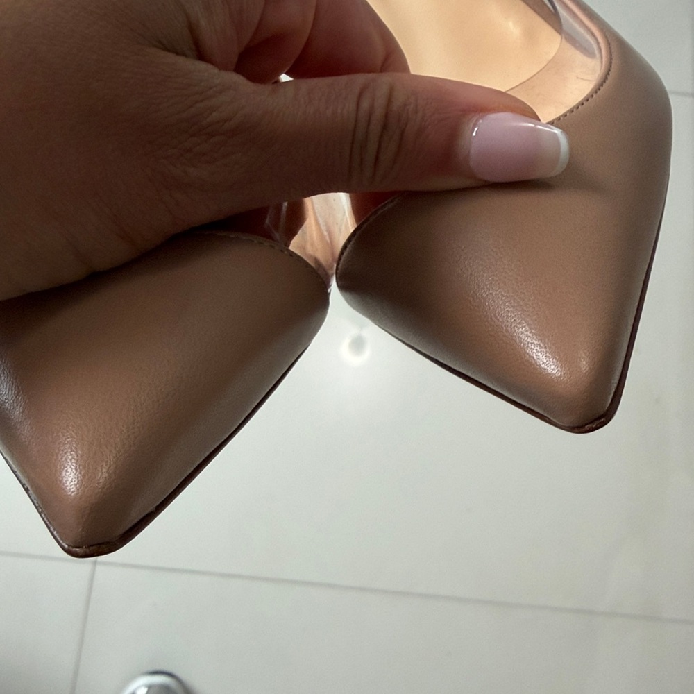 Christian Louboutin Nude Slingback Heels - Picture 5 of 6